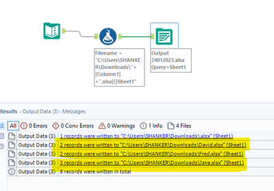 A little help with multiple Excel output files, based on 1 column of ...