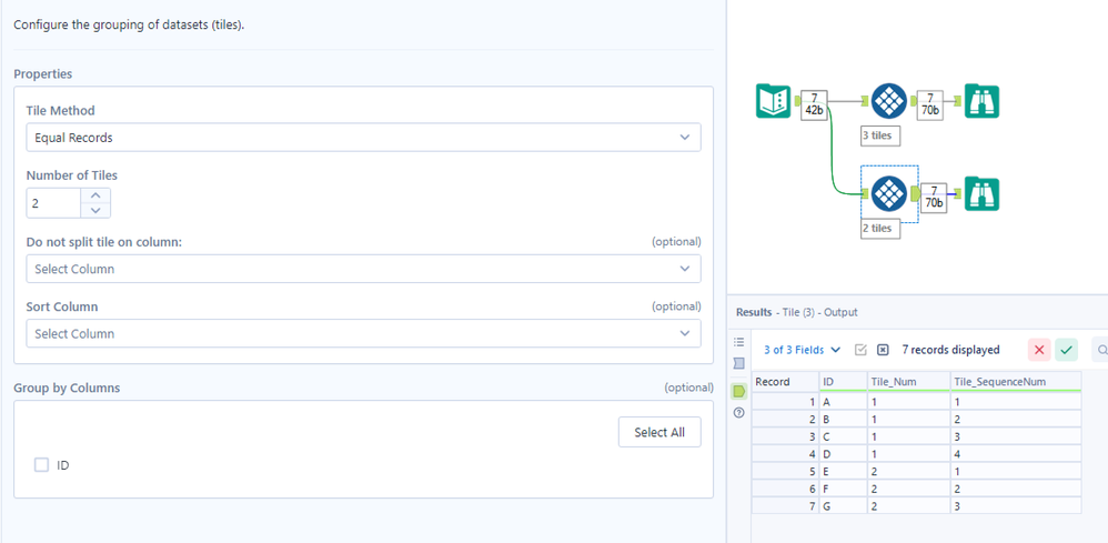 Split data into fairly equal chunks - Alteryx
