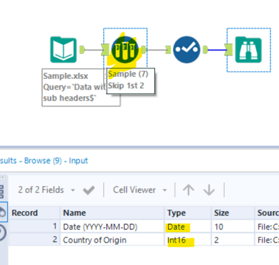 Change data type - Alteryx