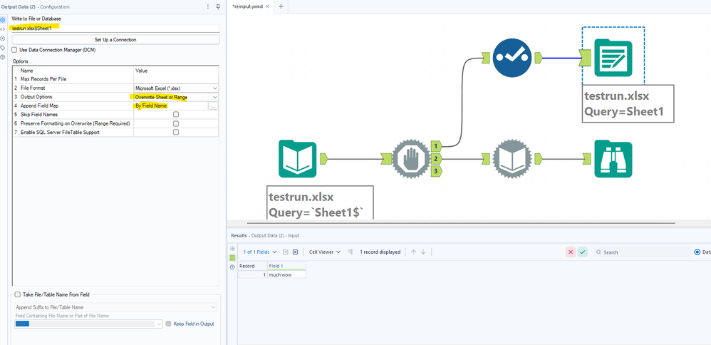 Output a file and re-input it within the same workflow - Alteryx