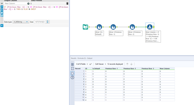 How to look into previous three row values to Current Row in Alteryx ...