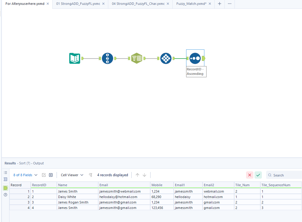 Workflow Design help - Alteryx