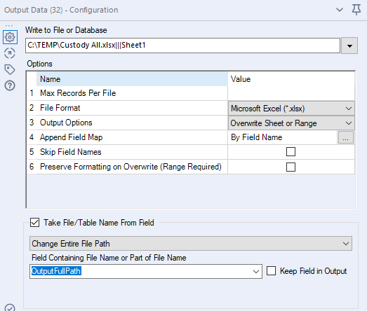 Lookup on multiple excel files with one excel file - Alteryx