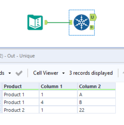 Remove duplicate columns - Alteryx