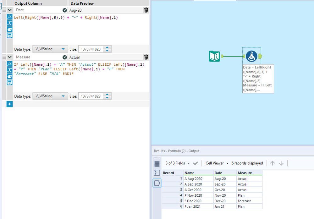 Parse Date and replace text - Alteryx