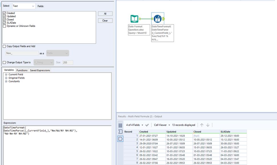 Change Date Format in Alteryx - Alteryx