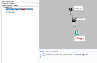 Dynamic input to Directory tool - Alteryx