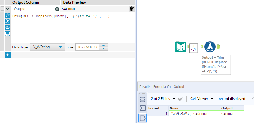 Special characters - Alteryx