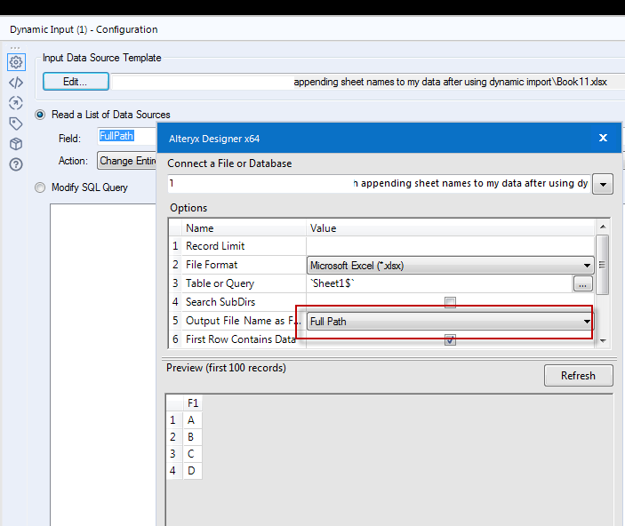 Dynamic Rename Tool Need help with appending sheet names to my data after using dynamic ...
