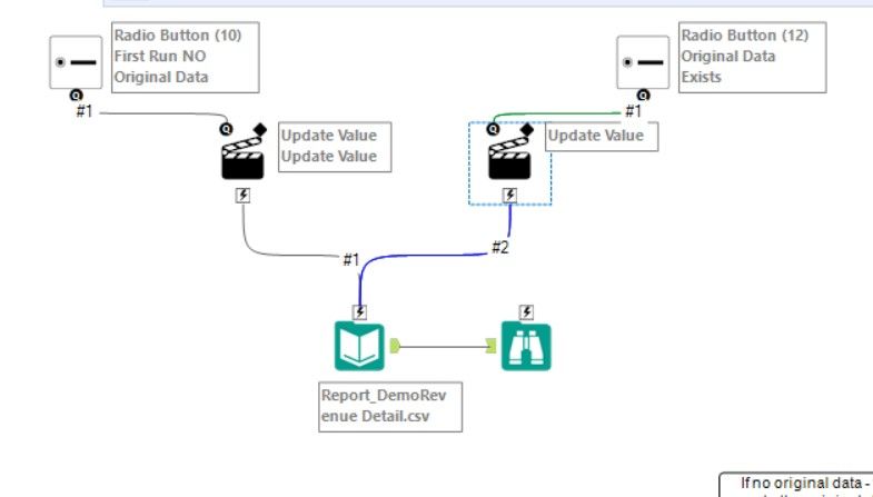 Append and replace the same output - Alteryx