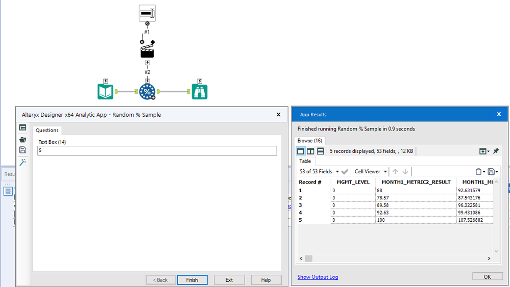 Sample Tool Add User Input update random sample tool - Alteryx