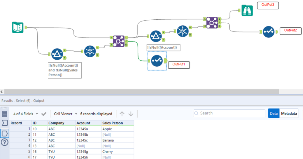 Way to filter the data - Alteryx