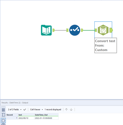 Datetime data change error - Alteryx
