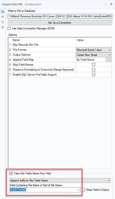 Output Data Tool - Alteryx