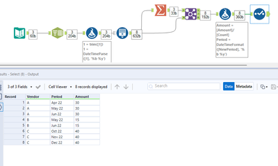 How to add rows with a formula for different months and split the ...