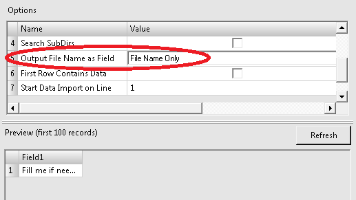 Dynamic Input - adding tab names - Alteryx