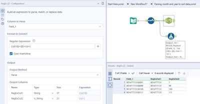 Formula or Expression to split 1 string field into 2 new field columns ...