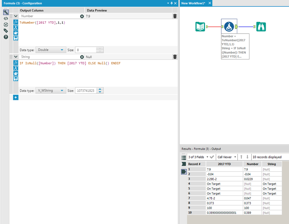Filter Words from Column with String data type - Alteryx