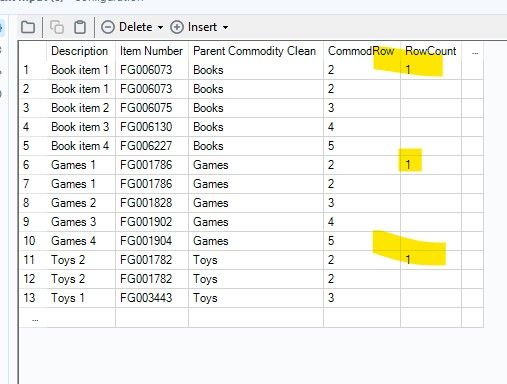 Generate a new row for each set of similar rows - Alteryx