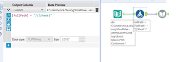 Dynamic Input Error "Does not match sheet or named range in..." - Alteryx