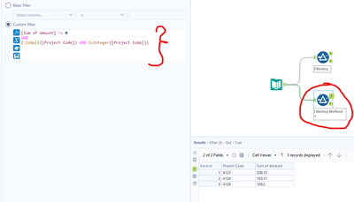 How to Filter for multiple condition - Alteryx