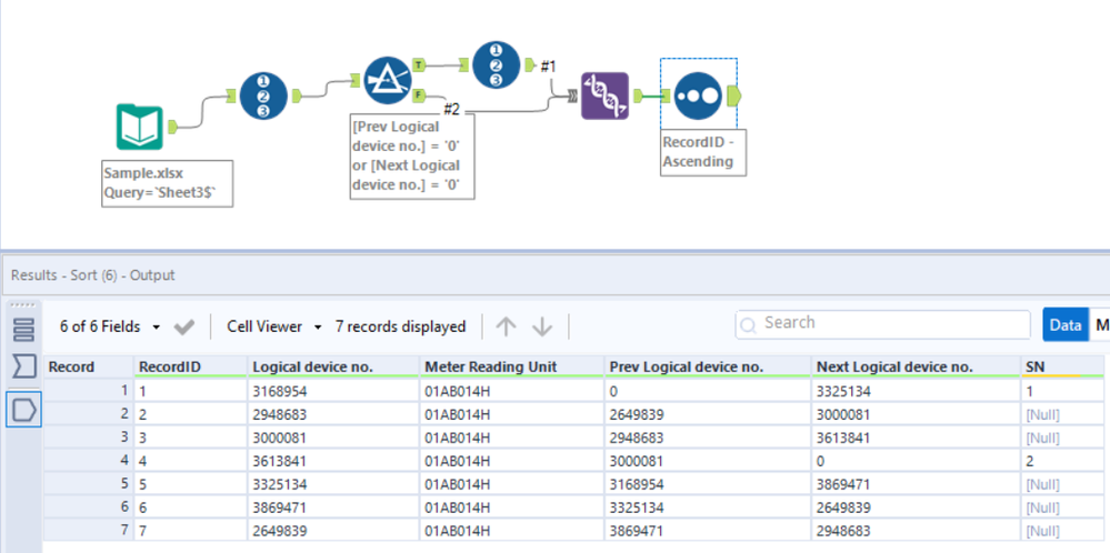 Rearranging Rows based on a key value - Alteryx