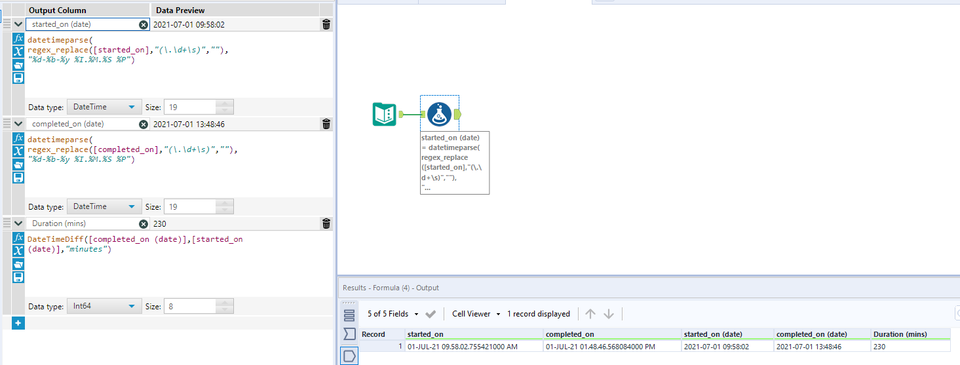 Convert String (date/time) to 24 hour date/time stamp - Alteryx