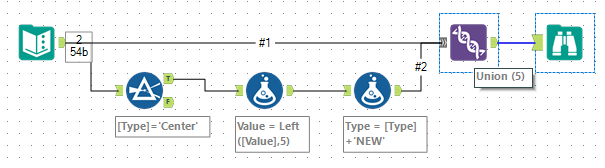 Need to split out the first 5 digits of a string into a new row - Alteryx