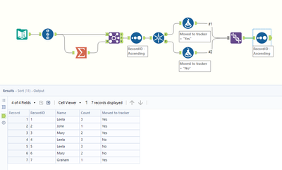 Formula or Multi row - Alteryx