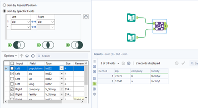 Joining two data sets - Alteryx
