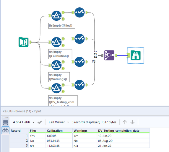 Record display - Alteryx