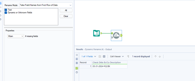 Dynamic Rename Tool PDF to Text - Alteryx