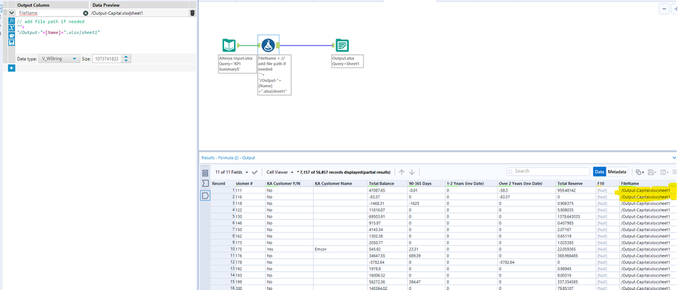 How to Split a huge file into multiple ones based on column - Alteryx