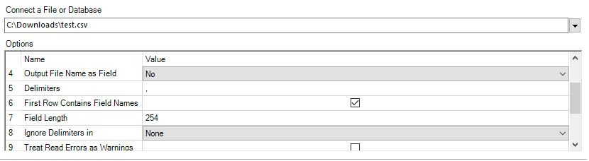 Input Data Errors - Alteryx