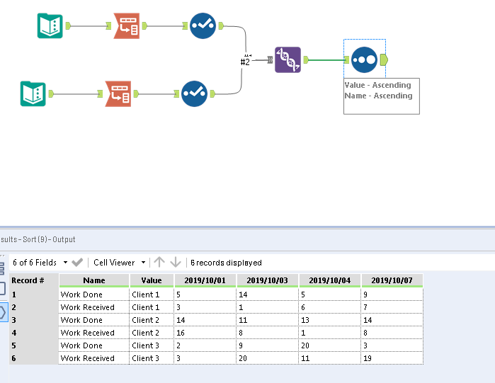 merge two tables - Alteryx