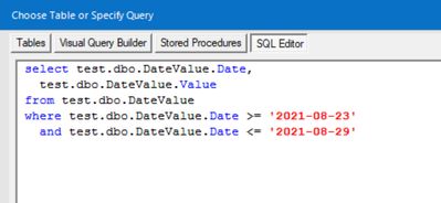 Query Builder Filter date field for previous Week - Alteryx
