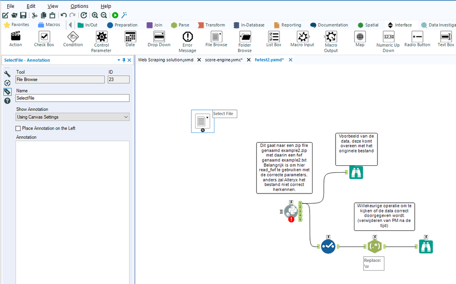 Use Question. in Python - Alteryx