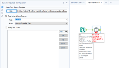 Combining Multiple Excel Files - Alteryx