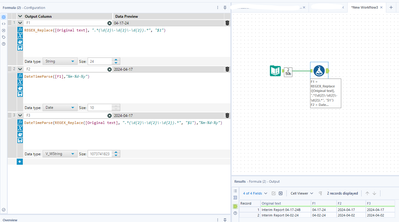 get the date inside a string - Alteryx