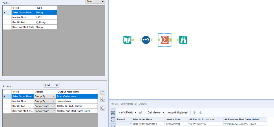 How do I group data together from different rows based on a common ...