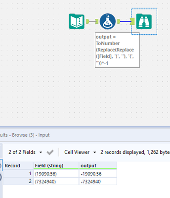 STRING TO NUMERIC CONVERSION - Alteryx