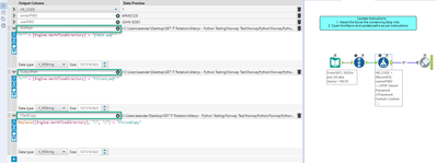 Python Tool - Dynamic File Path Input and Output Destination - Alteryx
