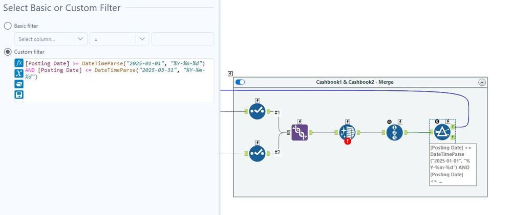 date filter - Alteryx