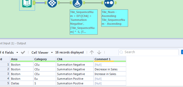 Conditional sorting of a column based on another column -Alteryx ...