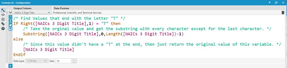 How to remove certain characters from end of string IF - Alteryx