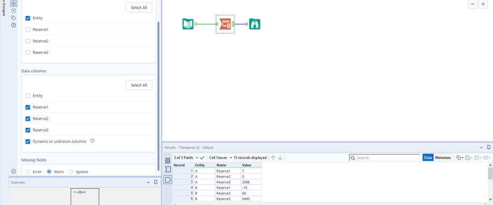 Data Manipulation - turning column headers into row headers - Alteryx