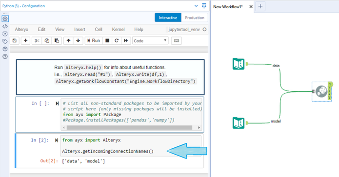 Python Tool - container to manage parameters - Alteryx