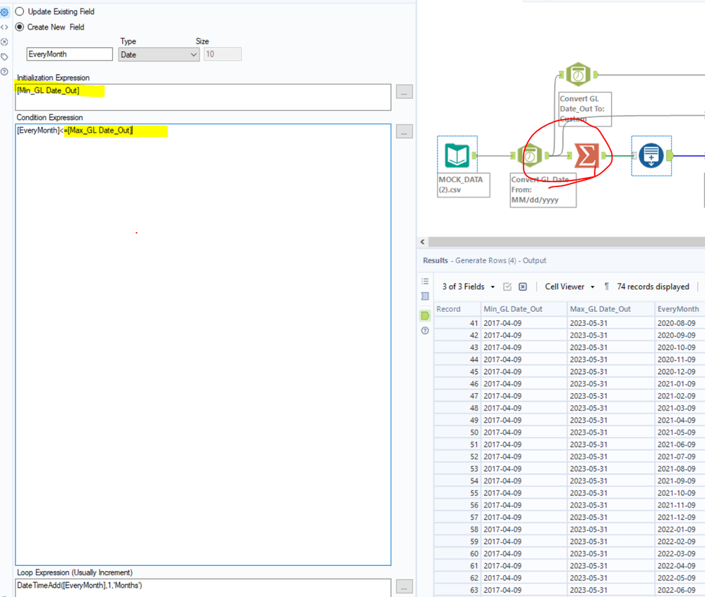 Need help creating zero amount records in alteryx for months without ...