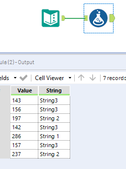 Replace range of numbers into a string - Alteryx