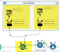Unable to Provide User Input for Date Range using Action Tool - Alteryx